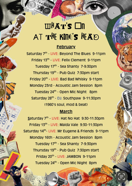 What's on at The King's Head