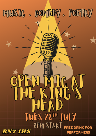 28th June - Open Mic Night at The King's Head