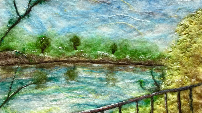 Where are all the ducks? by Tracy Smith - Fibre Artist