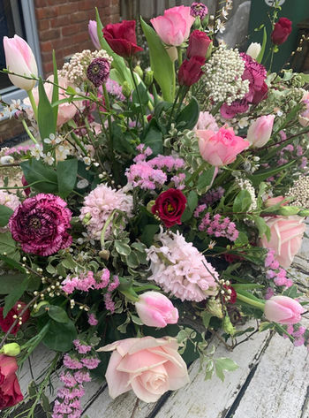 Funeral Spray by Abbey Meadow Flower Co