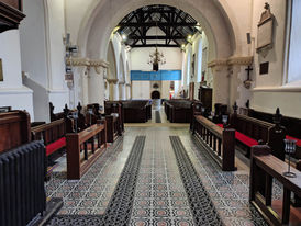 St Anne's Lewes interior view