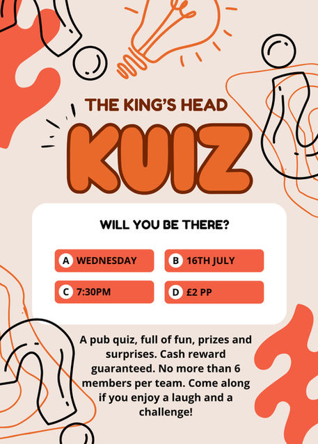 Kuiz Night at The King's Head, Lewes