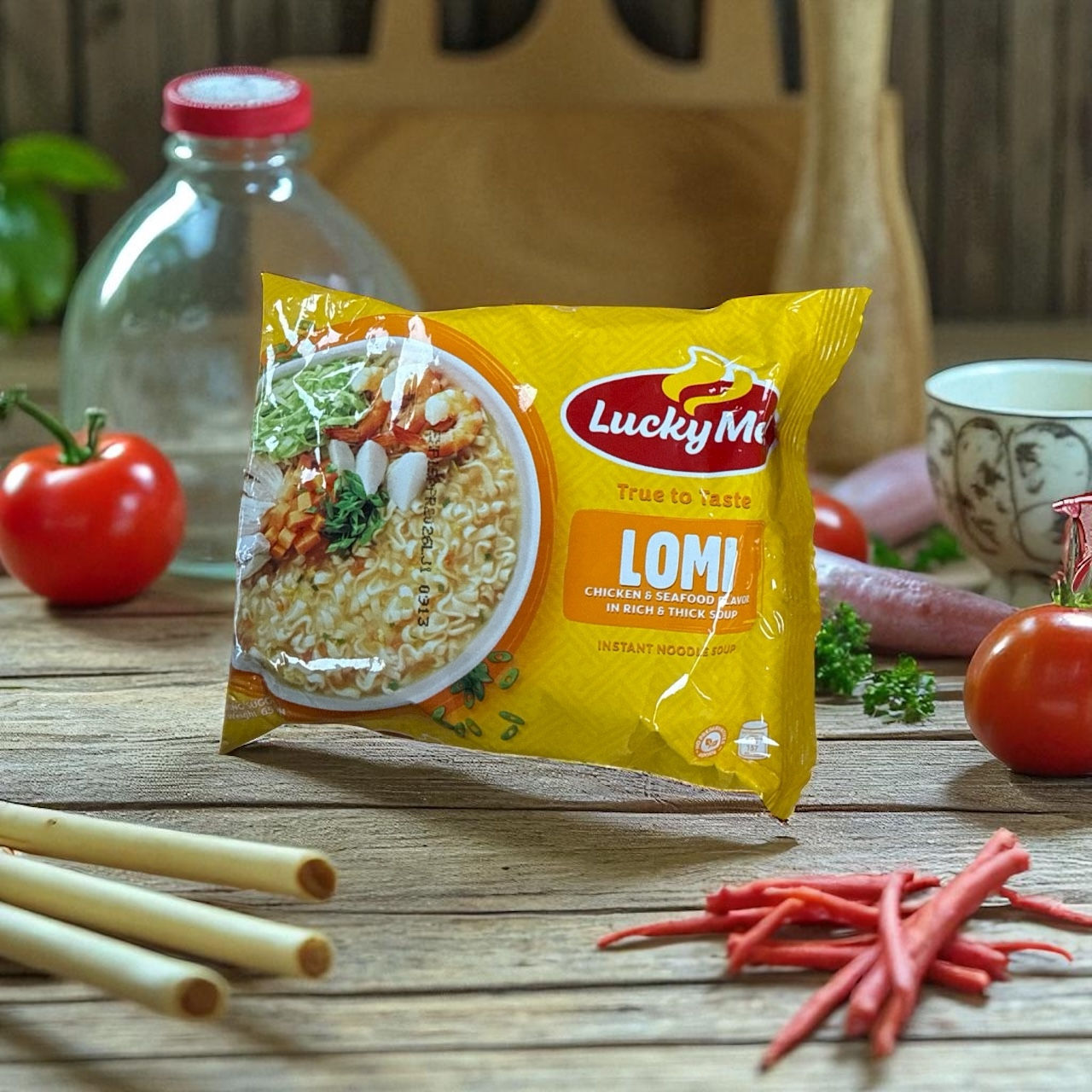 LUCKY ME - Instant noodles LOMI - Chicken & seafood