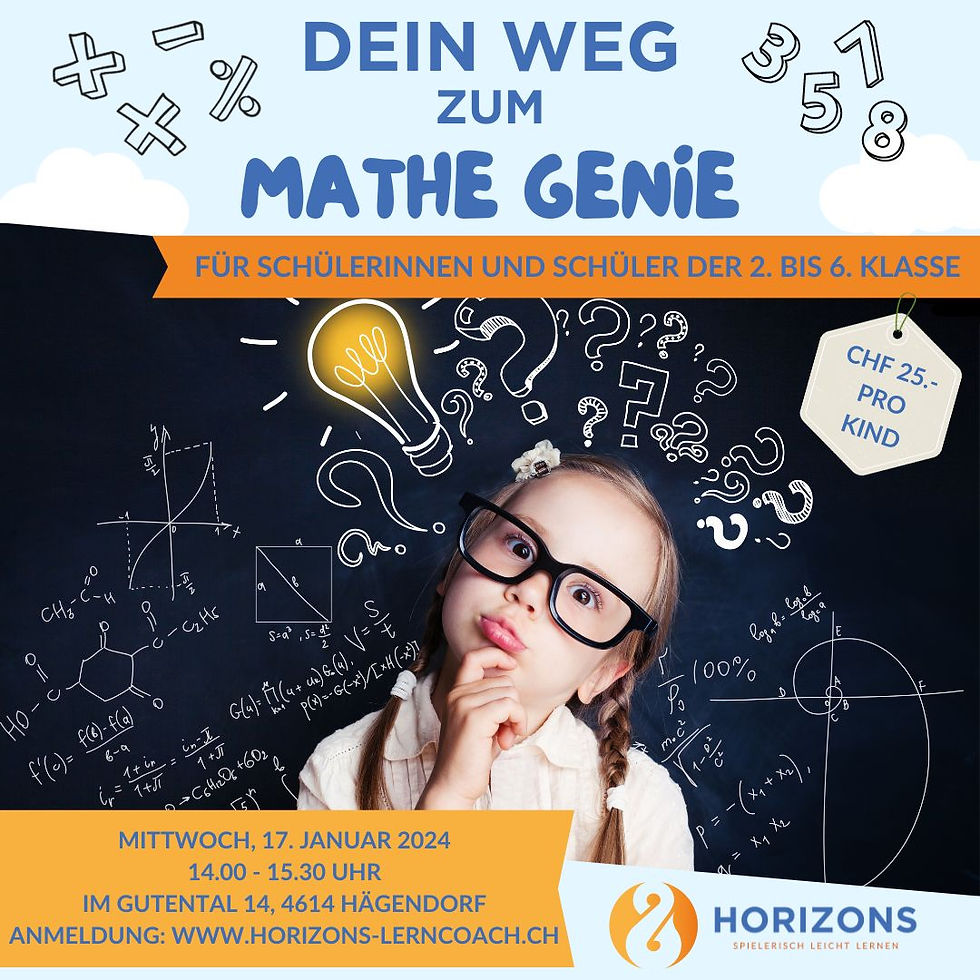 Dein Weg zum Mathe Genie!