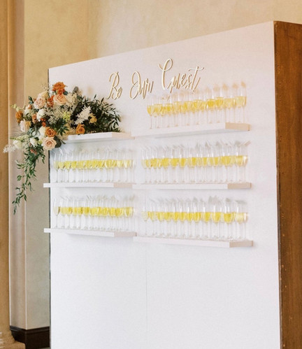 8ft Colored Drink Wall Tag Seating Chart | oceanhawksrentals