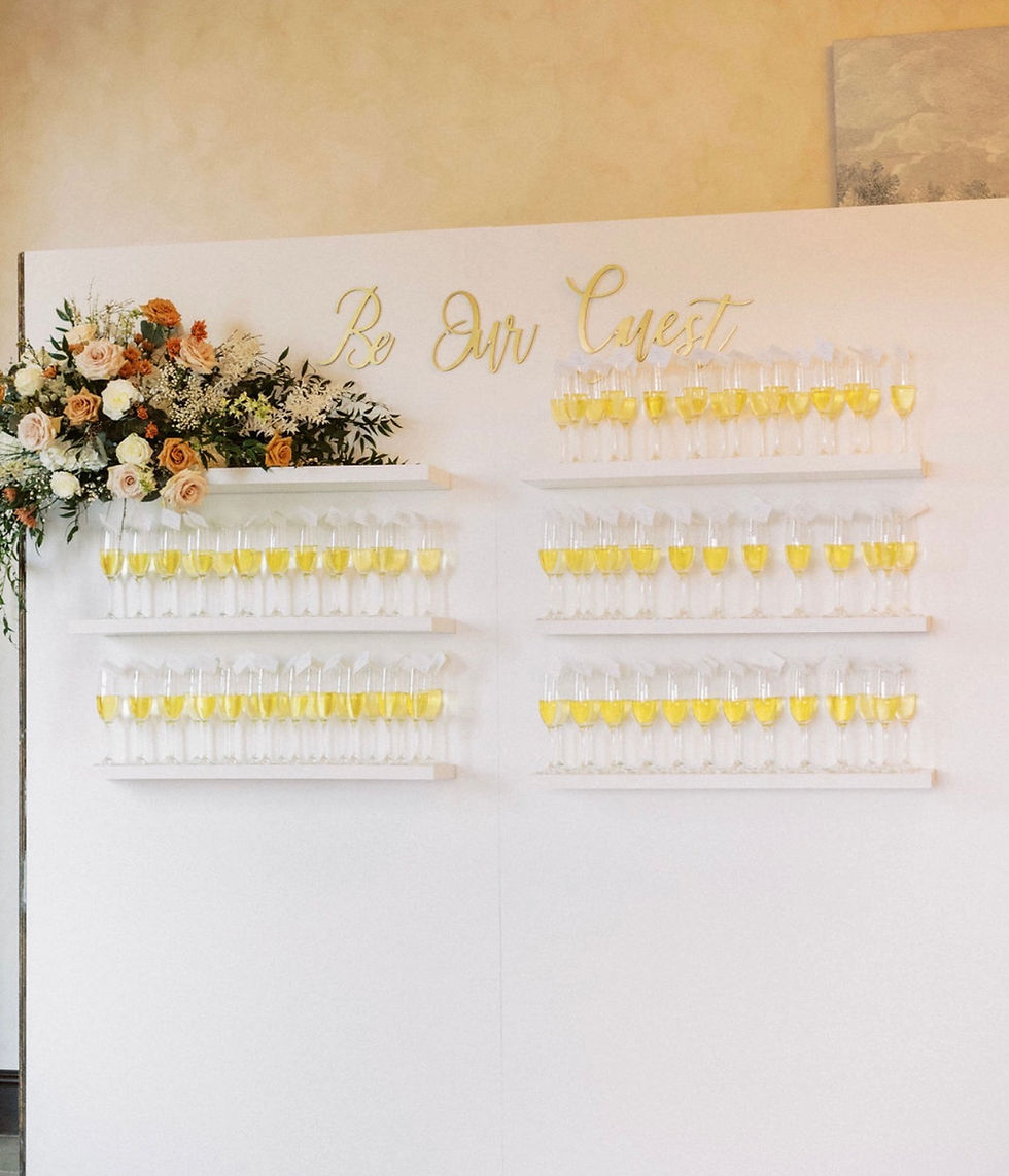 Thumbnail: 8ft Colored Drink Wall Tag Seating Chart