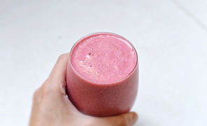 Smoothie framboises & banane