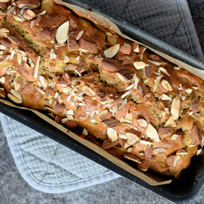 Cake aux pommes à la farine de petit épeautre
