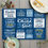 Thumbnail: 2/4/6pcs Inspirational Bible Quote Table Mats - 29.97x44.96 cm Polyester 2D Prin