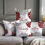 Thumbnail: 4pcs Set, 2D Flat Printing, Faith Hope Family Love Pattern Pillow Covers, Polyes