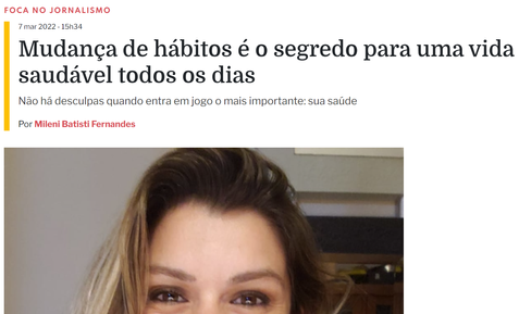 Foca no Jornalismo fala sobre saúde do corpo