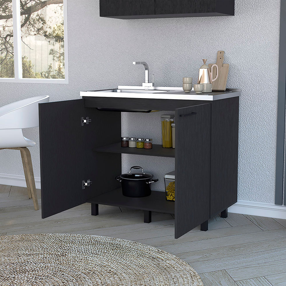 Thumbnail: sink cabinet Utility, Burwood, Black