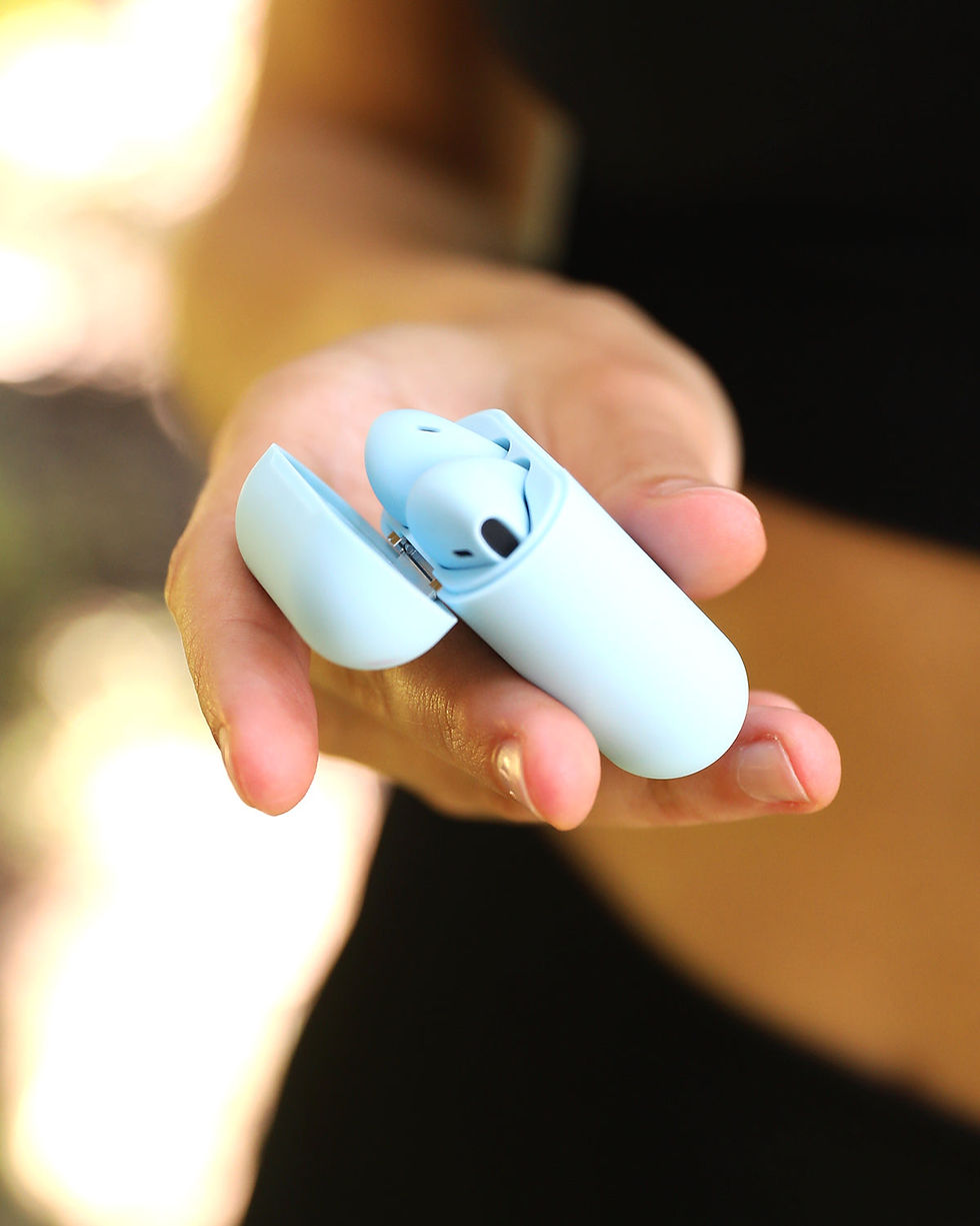 Thumbnail: Macaron Earbuds - Light Blue