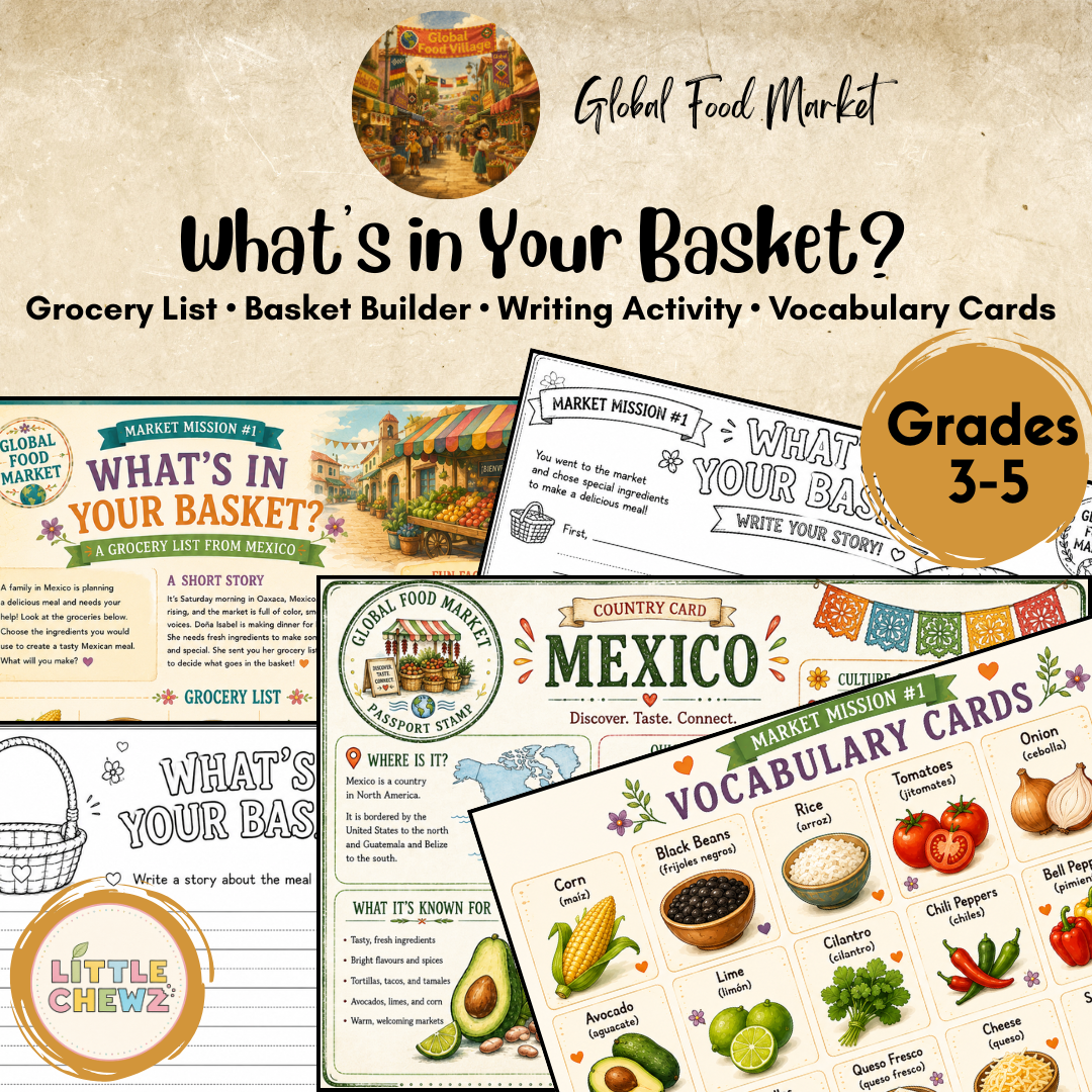 Mexico Reading & Writing Activities | Grades 3–5