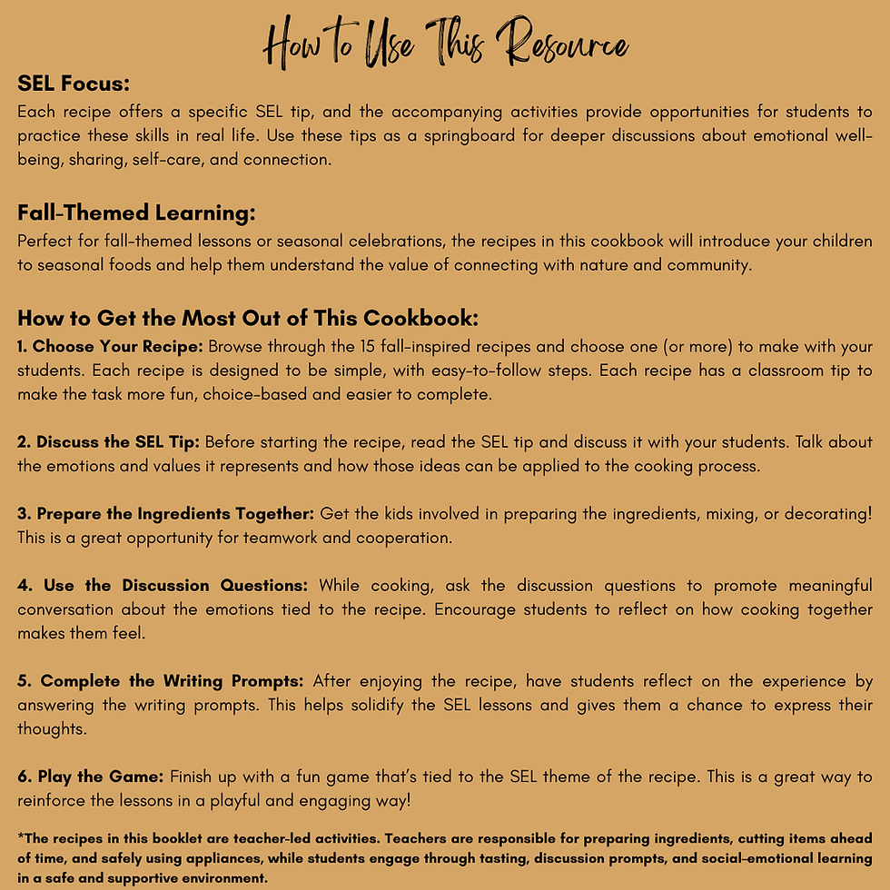 Thumbnail: Little Chewz Fall Cookbook: Recipes & SEL Activities for Kids
