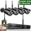 Thumbnail: OOSSXX HD 1080P 8-Channel Wireless Security Camera System,4 pcs 720P 1.0 Megapix
