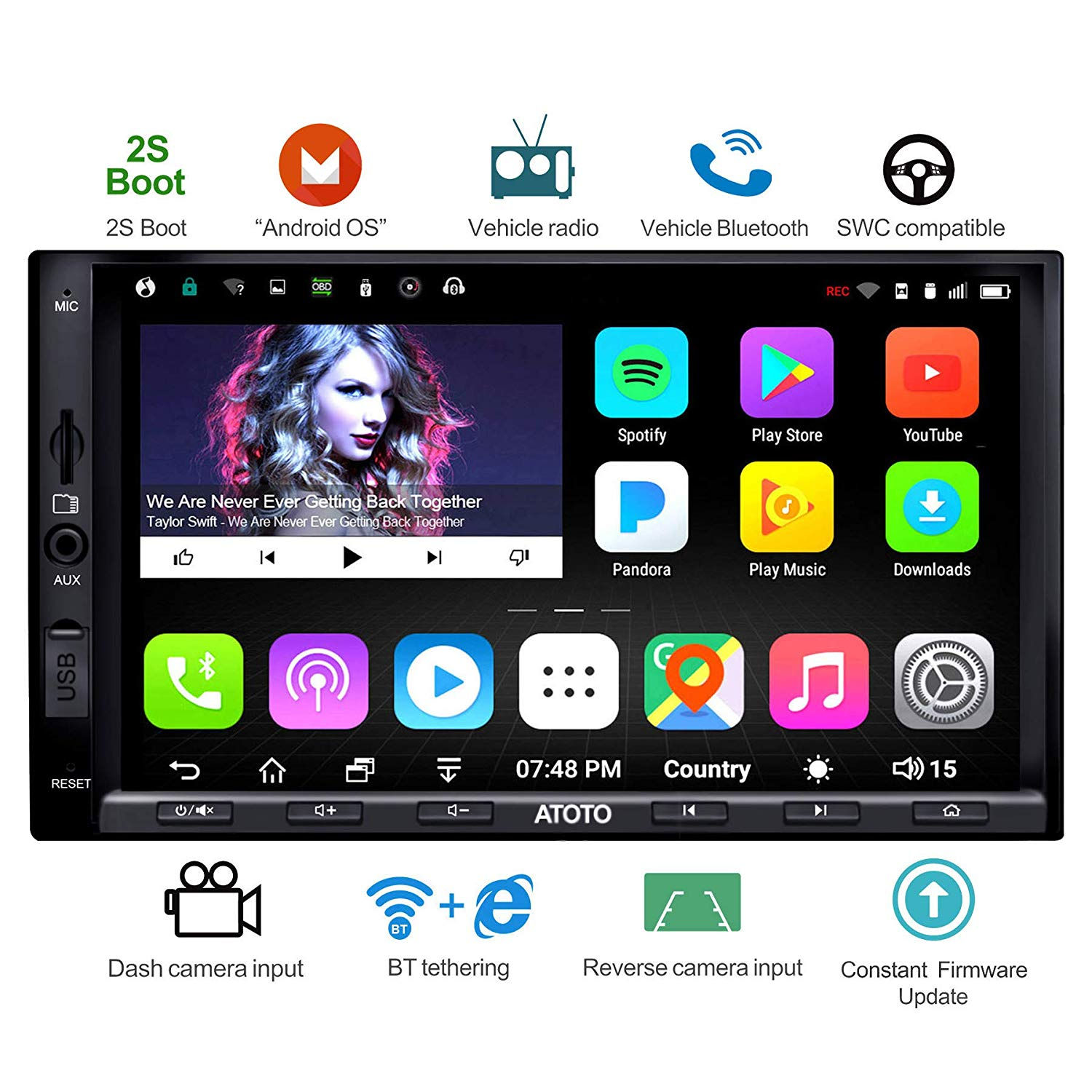 Pioneer AVH-1300NEX Multimedia DVD Receiver with 6.2" WVGA Display/Apple CarPlay