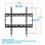 Thumbnail: V Wall Mount Bracket for Most 26-55 Inch (NO TILT) FREE INSTALLATION