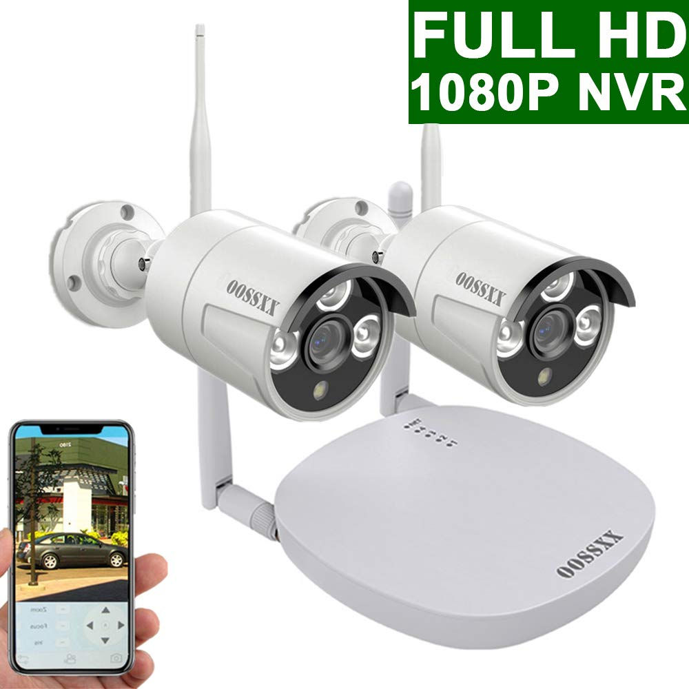 4-Channel HD 1080P Wireless Mini Security Camera System(IP Wireless WiFi Mini NV