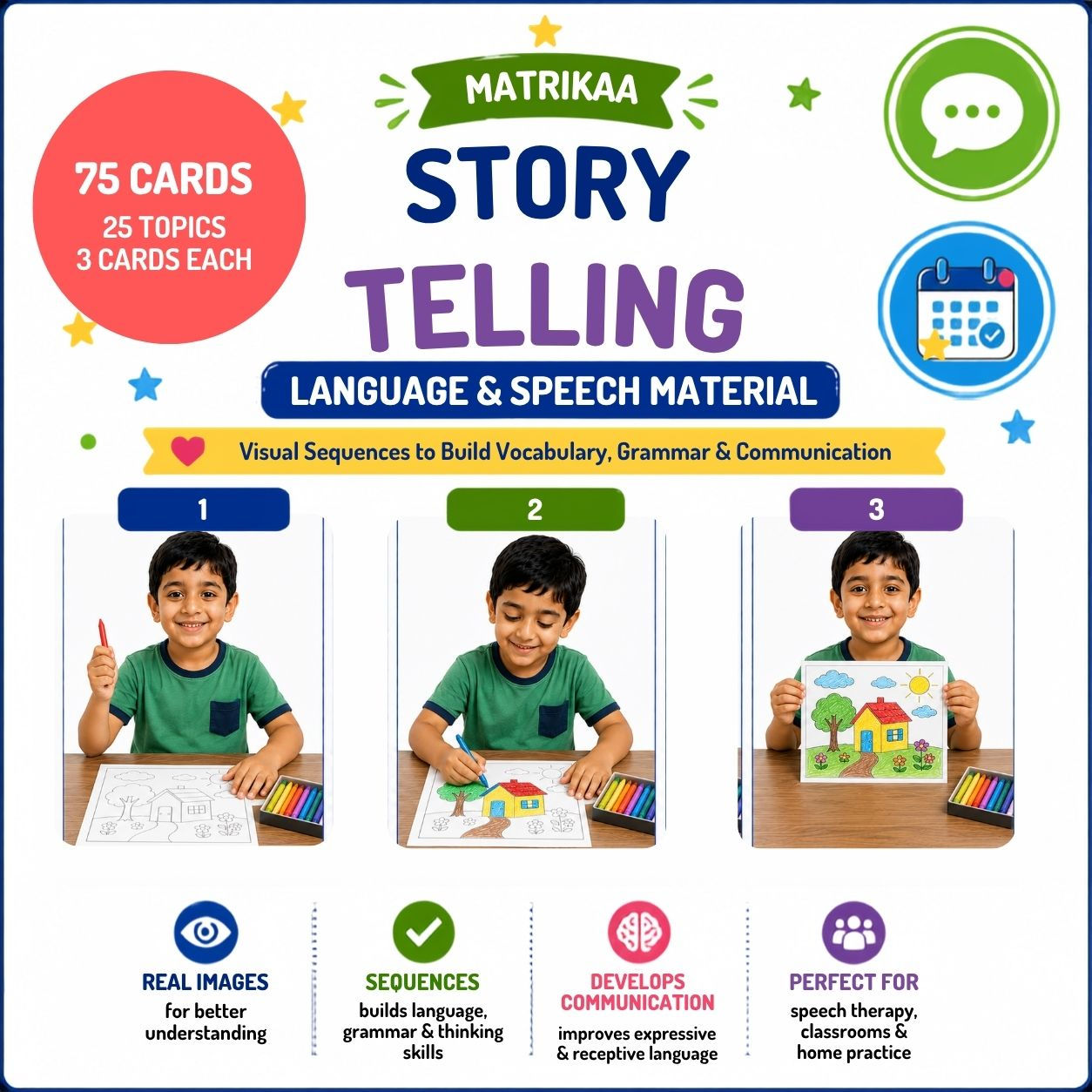 75 STORY TELLING Language & Speech Material