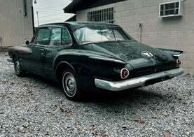 Restored classic Plymouth Valiant, exterior view