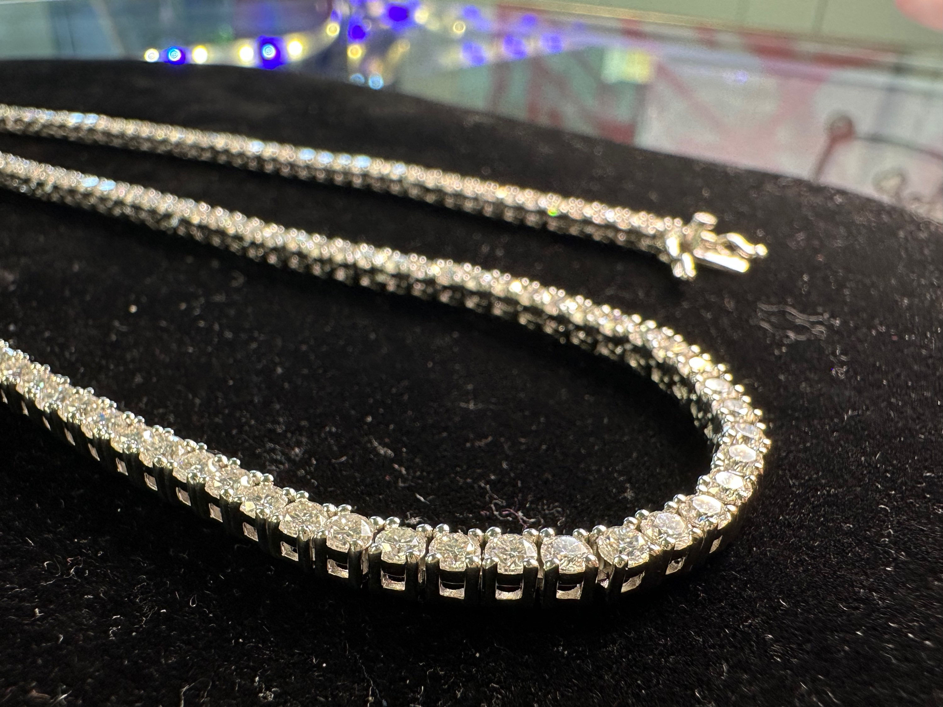 Tennis Bracelet 4mm 8” $450