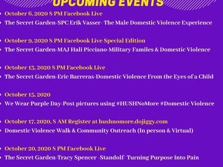 October is Finally Here! Domestic Violence Awareness Month!