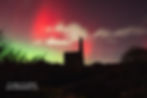 Cornish Mine Northern Lights photograph