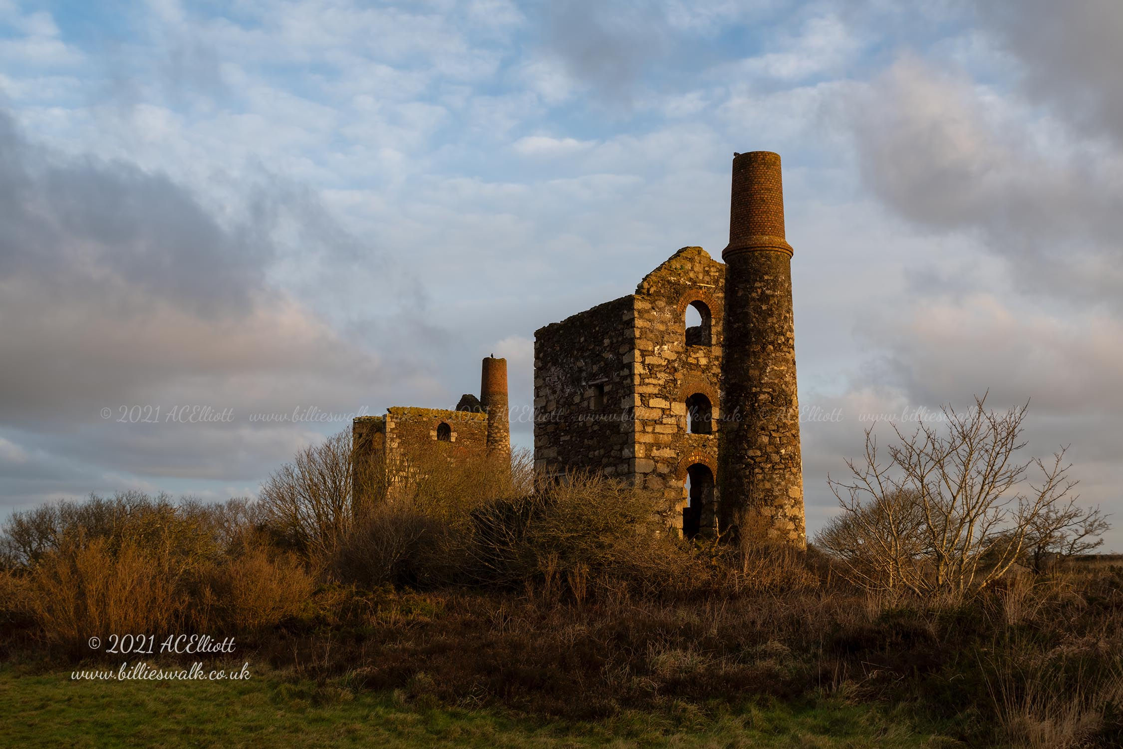 Wheal Uny Mine photo and fine art print