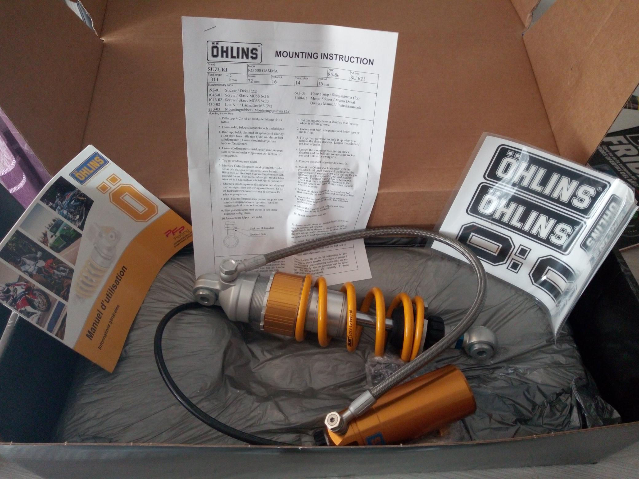 amortisseur ohlins