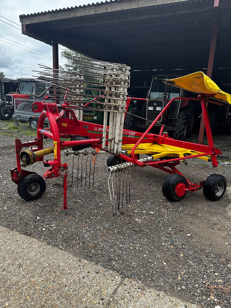 Thumbnail: Pottinger Eurotop 461N15 Grass Rake