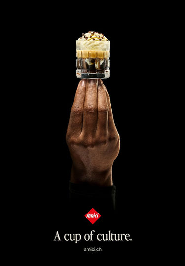 Affogato in Glas Foodstyling für Kaffee Schweiz