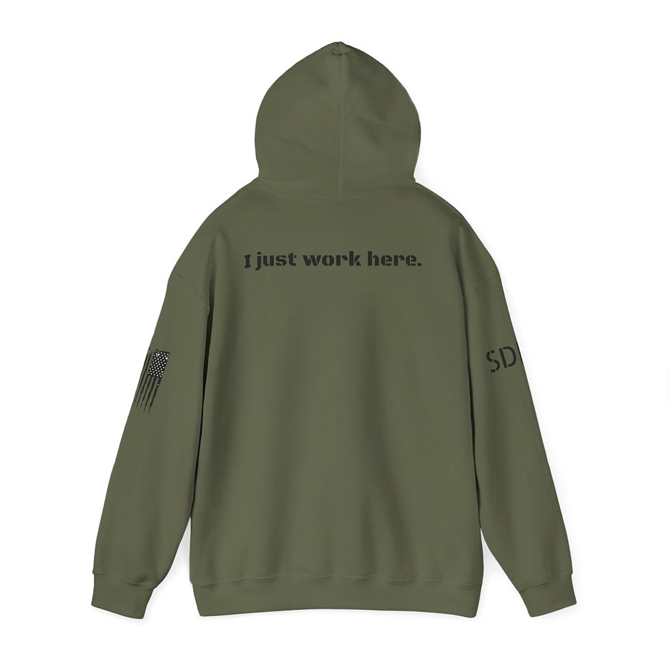 Thumbnail: I Just Work Here Hoodie