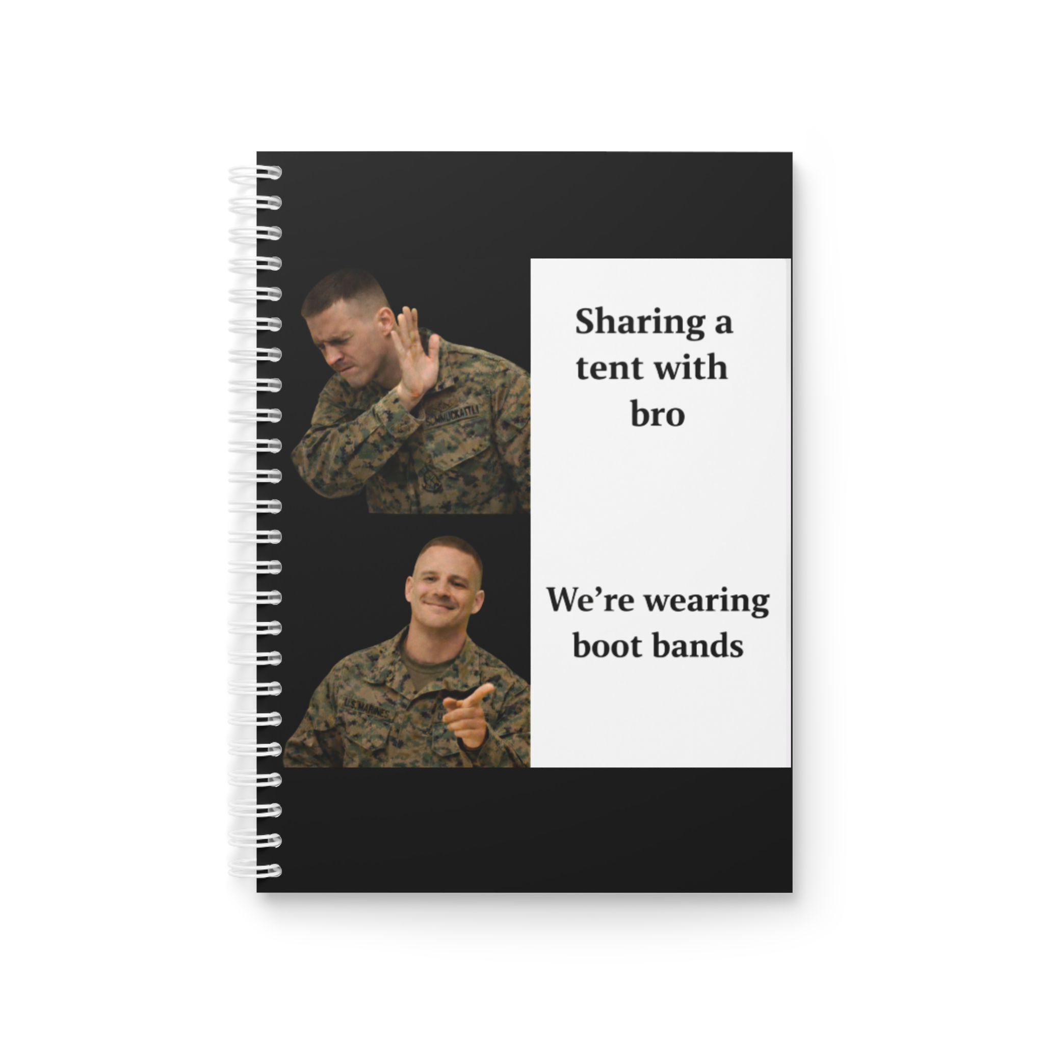 Bootbands Spiral Notebook