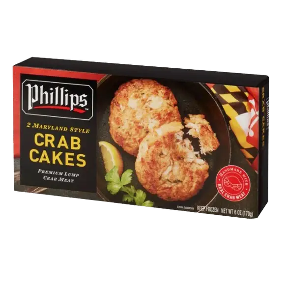 印尼 Phillips 急凍馬里蘭蟹肉餅2塊裝 170g/包