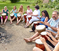 Jonas Koukl Connecting Music drum circle
