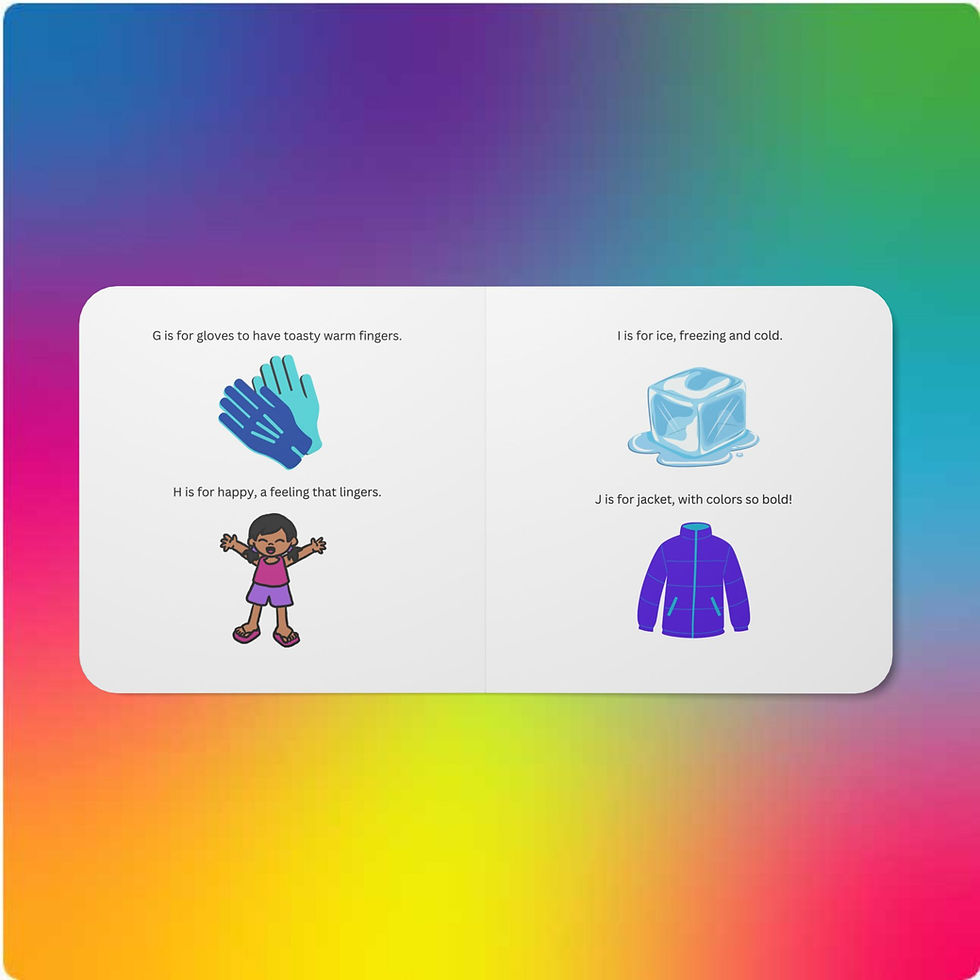 Thumbnail: ABC Journey: A Rhyming Alphabet Board Book — Baby Toddler ABC Learning