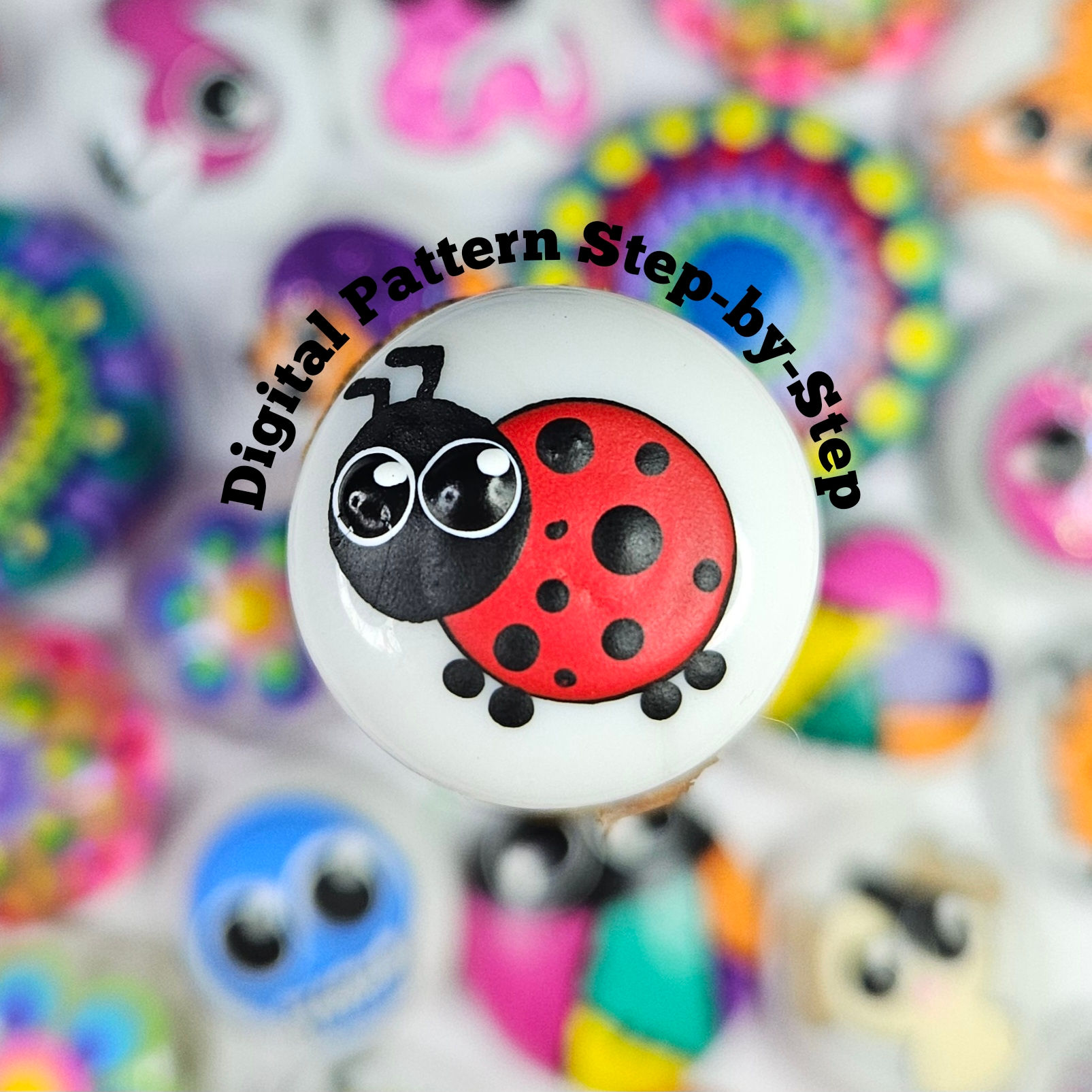 #41 Digital Painting Pattern - Little Ladybug