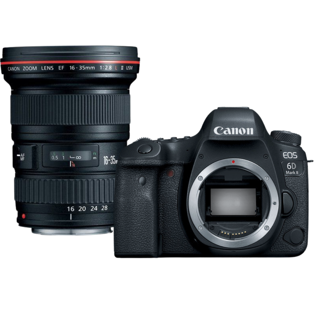 Sewa Canon EOS 6D Mark II + EF 16-35mm F/2.8L II USM Jakarta, Bekasi & Tangerang Selatan