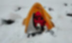 Vijay during the Mt black peak expedition (6387M) at summit camp