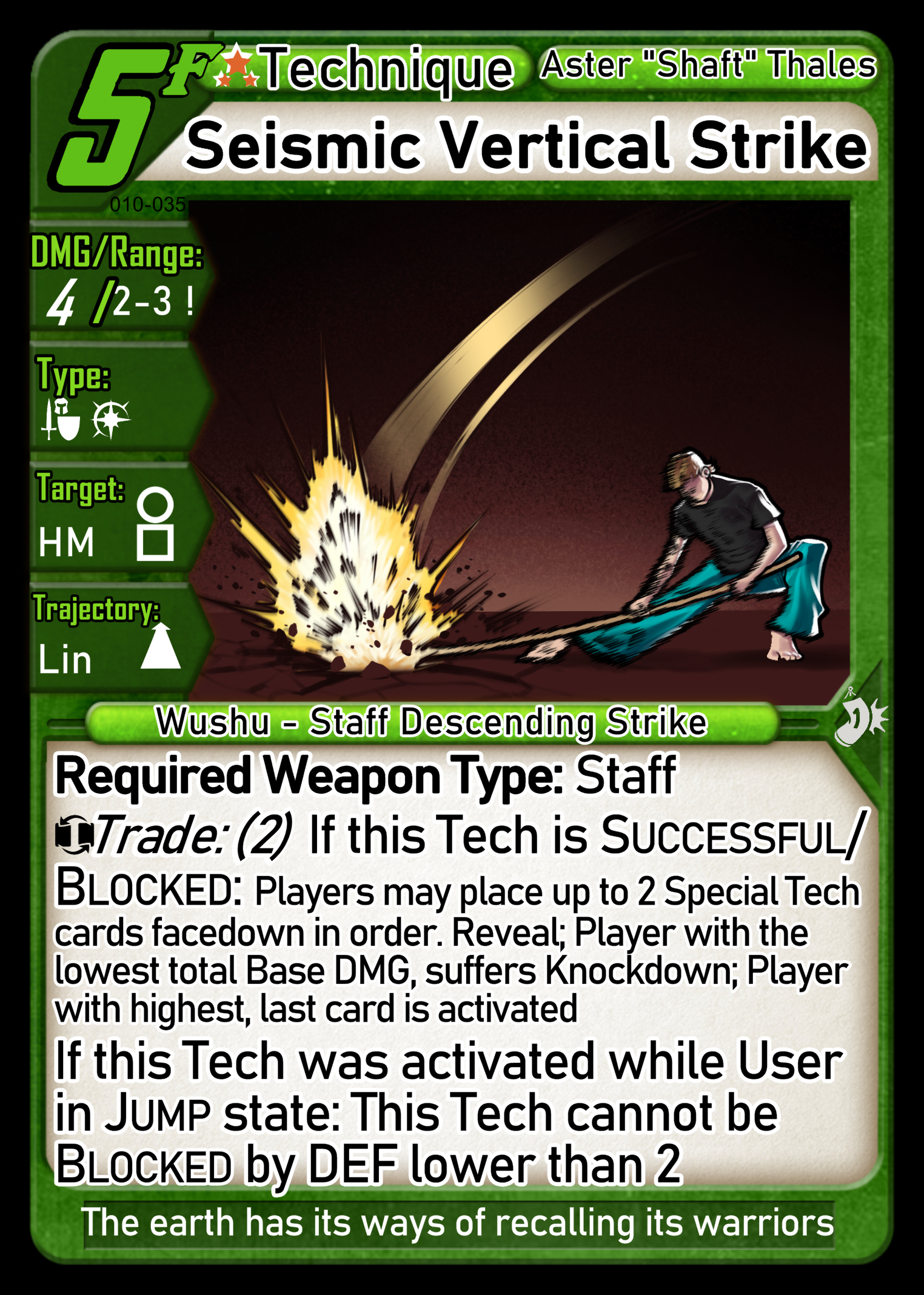 Seismic Vertical Strike