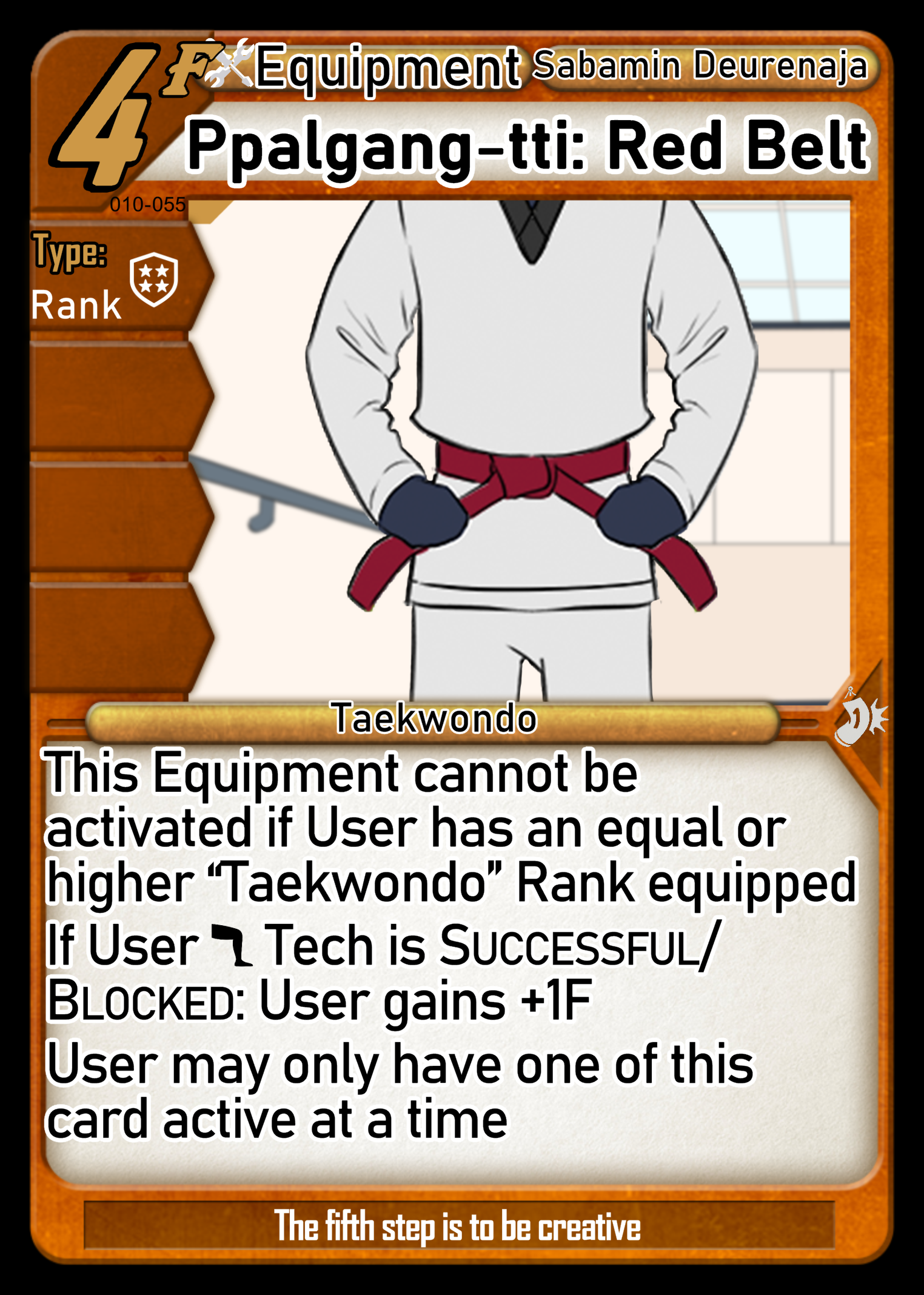 Ppalgang-tti: Red Belt