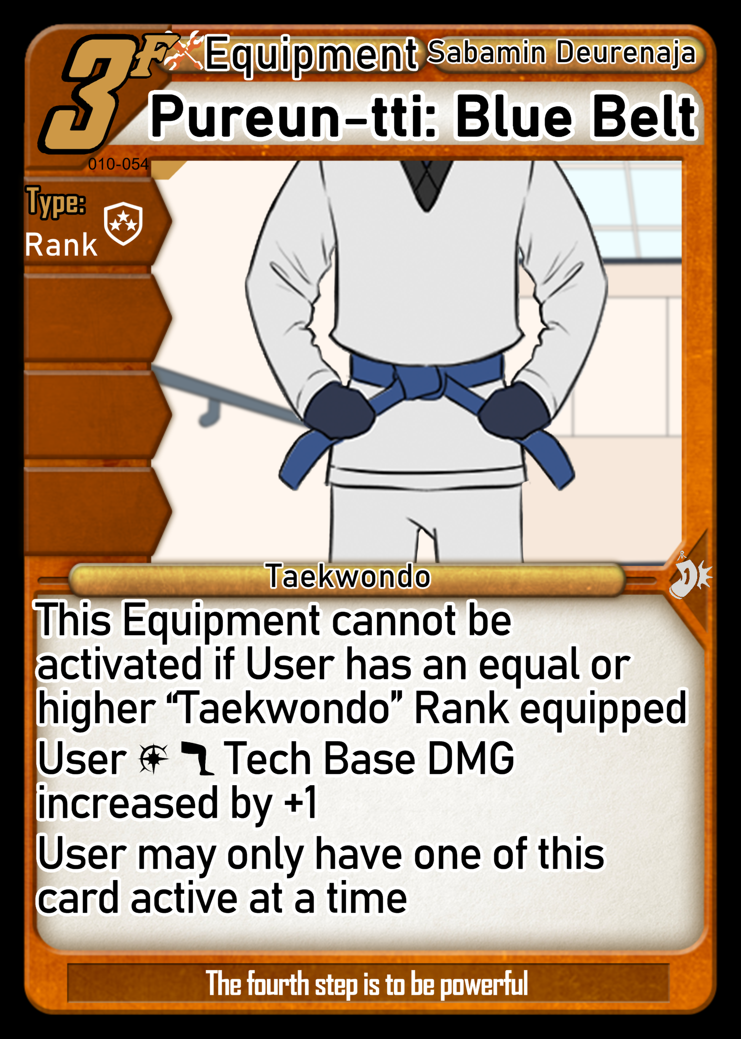 Pureun-tti: Blue Belt