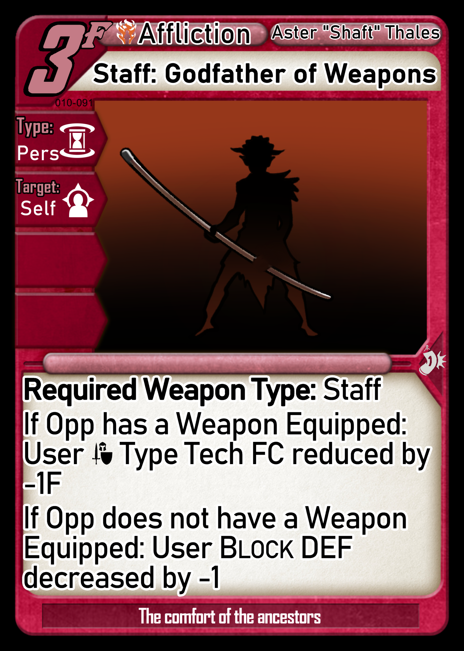 Staff: Godfather of Weapons