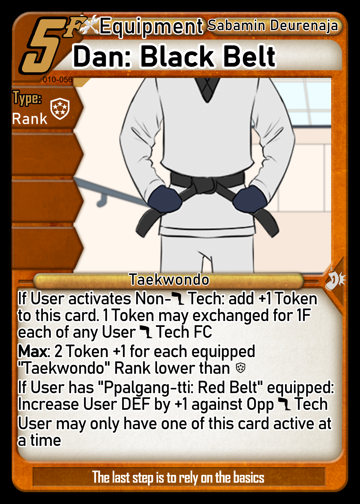 Dan: Black Belt