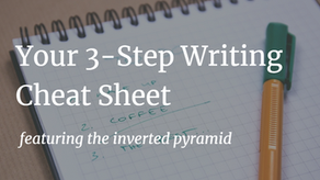 Your Three-Step Writing Cheat Sheet