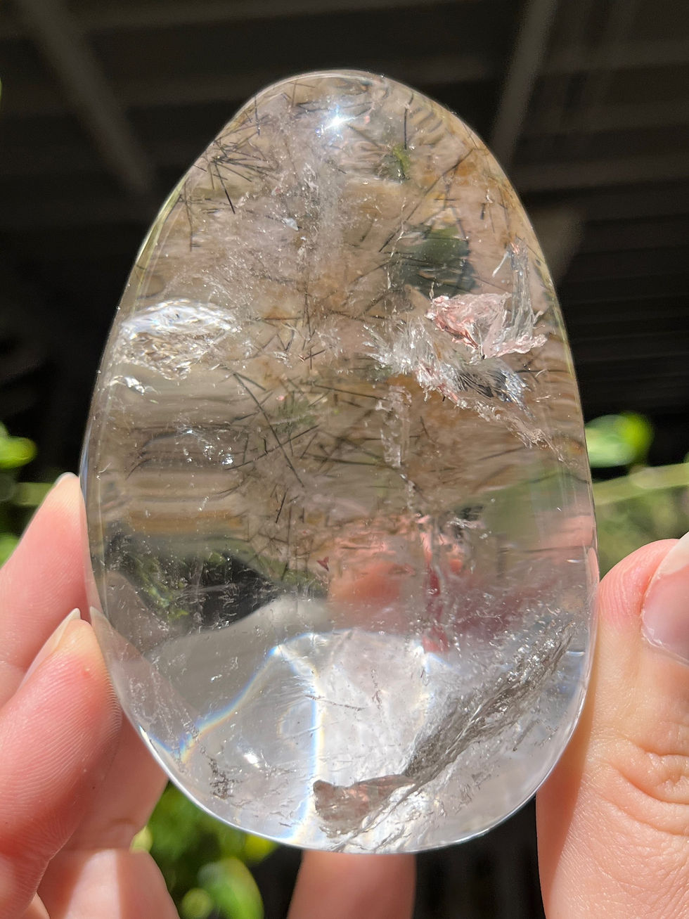 Thumbnail: Garden Quartz w Black Rutile