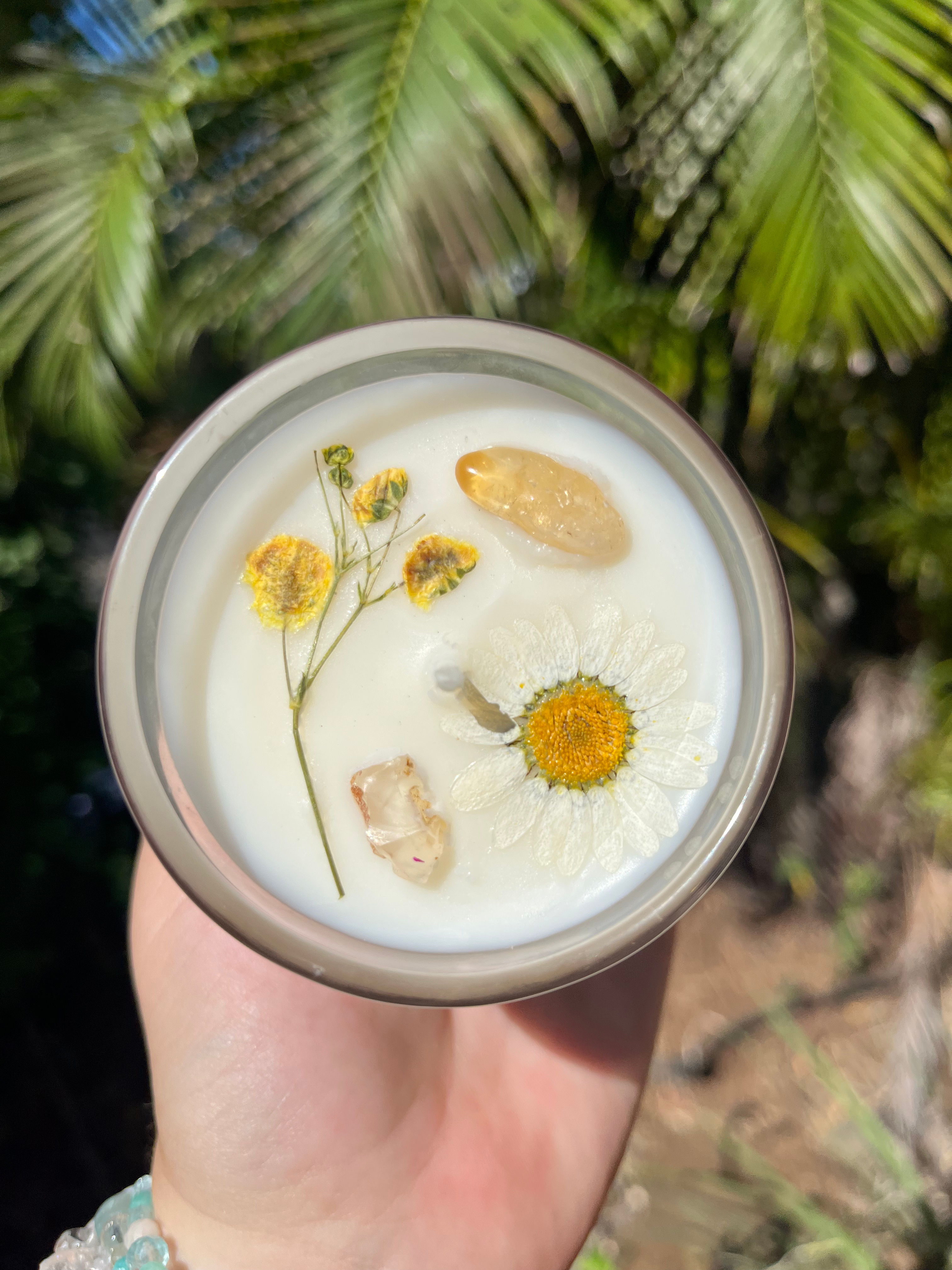 Flower Power Candle