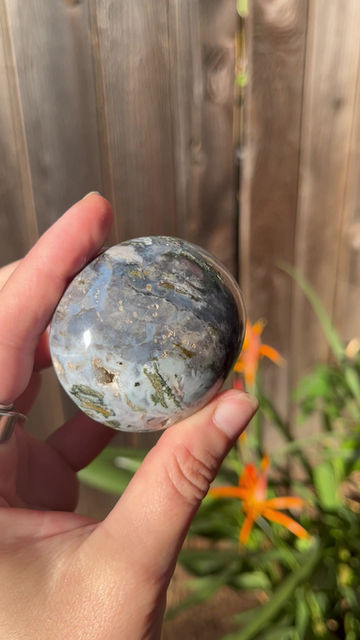 Thumbnail: Ocean Jasper Palm Stone 