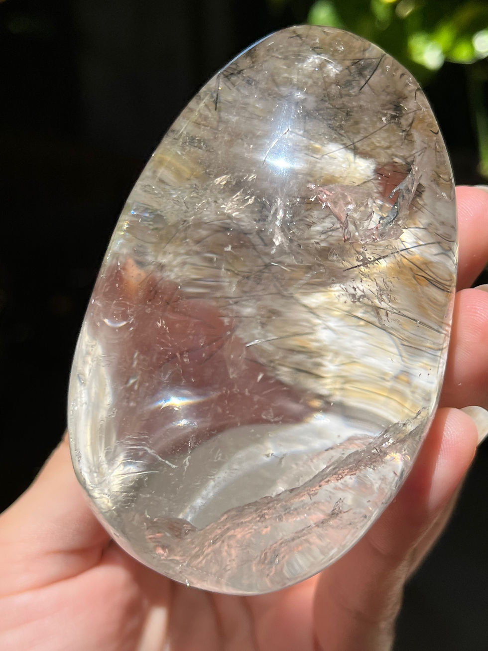 Thumbnail: Garden Quartz w Black Rutile